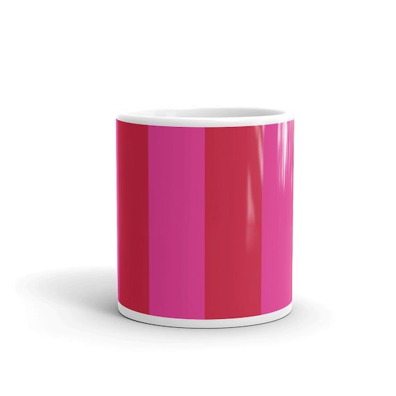 Red + Pink Two Toned Mug