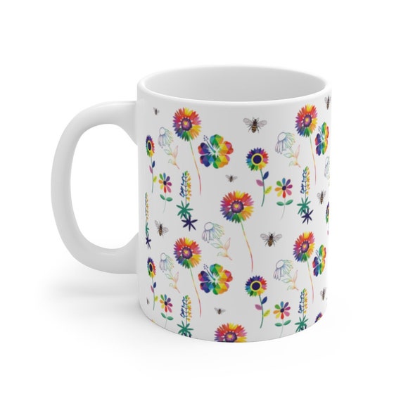 Texas Spring Flowers Mug 11oz - The Floral Collection