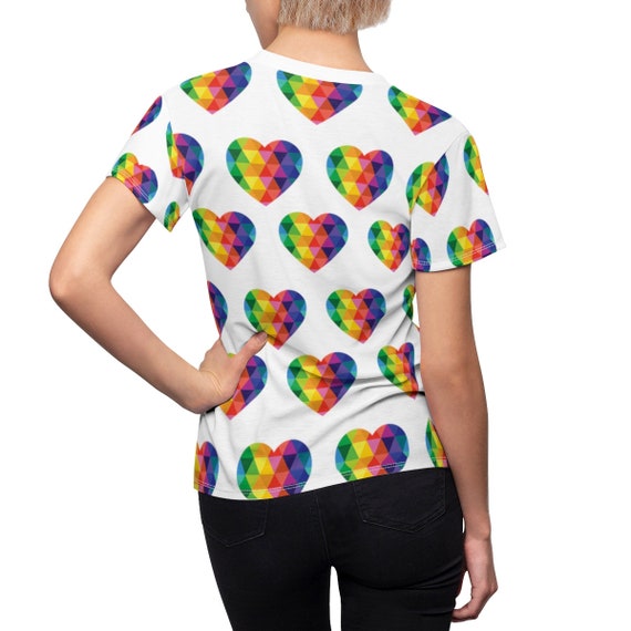 All Over Hearts Women's Tee