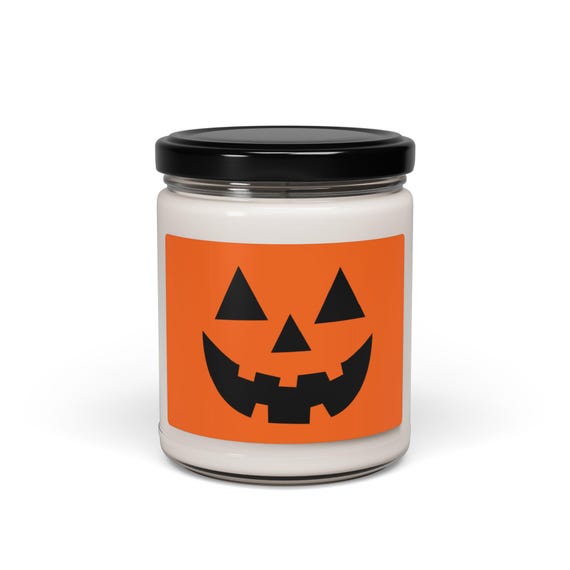 Pumpkin Flicker: The Jack-O-Light Candle - Scented Soy Candle, 9oz