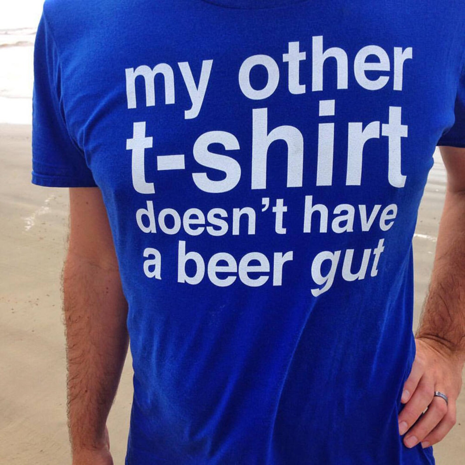 Funny Beer Gut TShirt A Gift for Dad on Father's Day Etsy