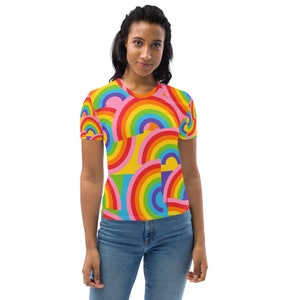 Happy Days - Regenbogen überall - Frauen T-Shirt