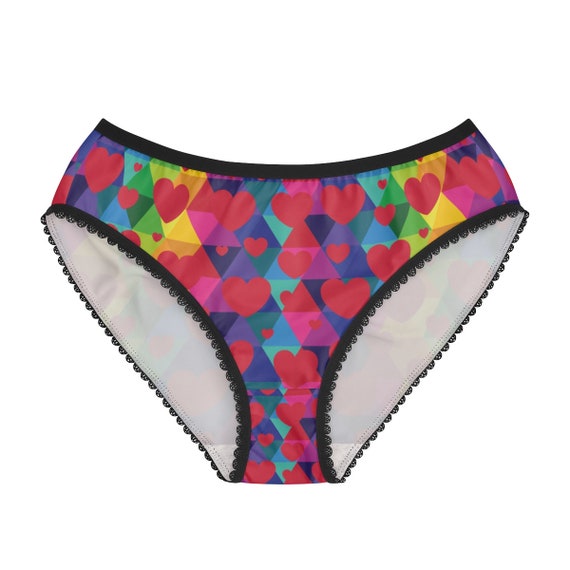 Heart Women's Briefs - Perfect Valentines Gift for Her - Check out the Matching Set