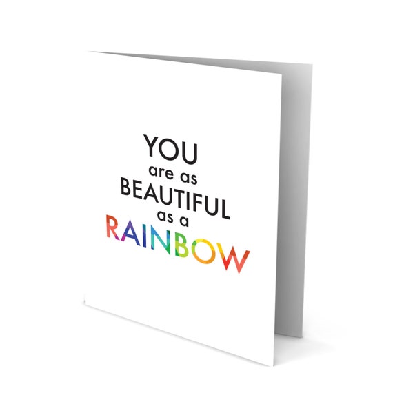 Rainbow Beauty Greeting Card!