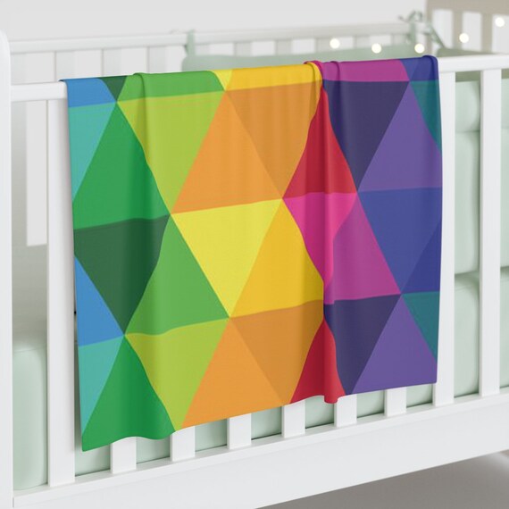 Rainbow Baby Swaddle Blanket