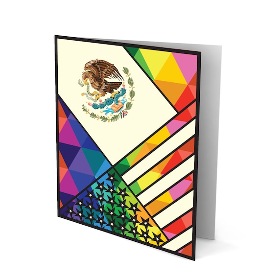 The Best of Both Worlds - Mexican American Greeting Card