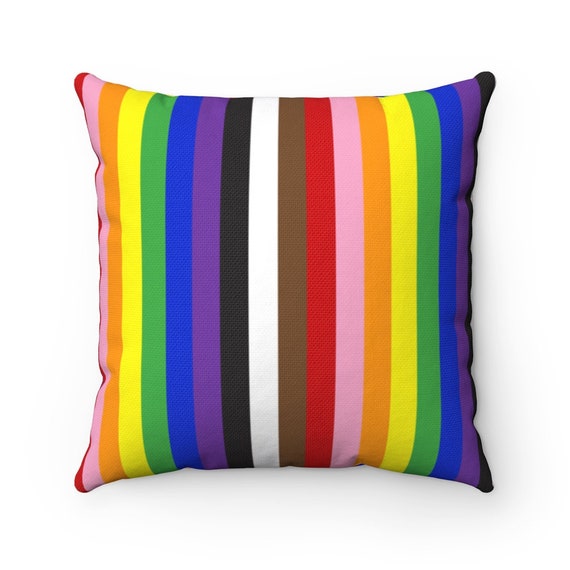 The Universal Love Pillow - All the Colors of the World - The Unity and Harmony Throw Pillow