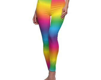 The Rainbow Aura -  Casual Colorful Leggings