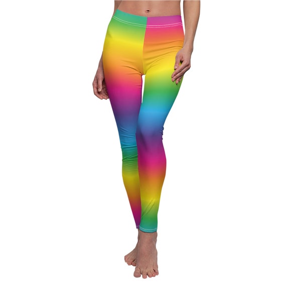 The Rainbow Aura -  Casual Colorful Leggings