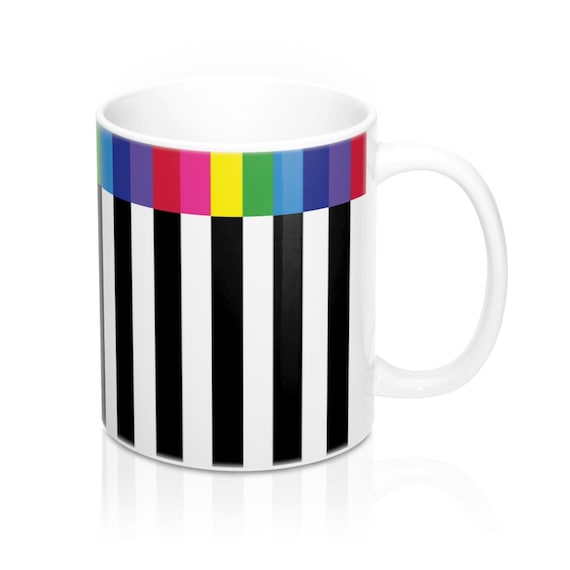 The Black and White Collection: Striped Mug 11oz