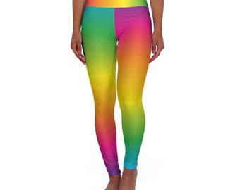 High Waisted Rainbow Dream Yoga Leggings