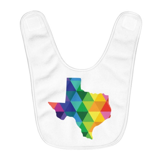 Texas Fleece Baby Bib