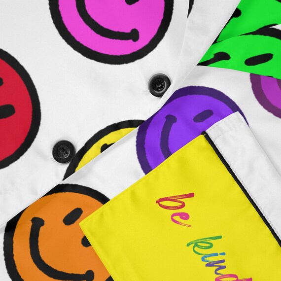 Women's Satin Smiley Face Pajamas