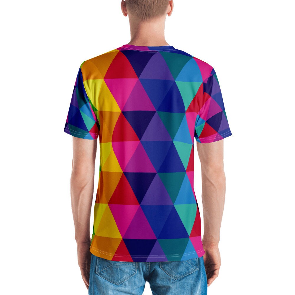 Geometric Men's T-shirt - All Over Print Tee