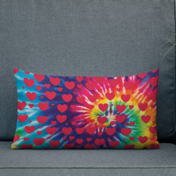 The Tie Dye Collection: Love Goes Around Premium Pillow