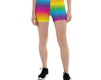 Rainbow Aura Shorts Multi-Colored