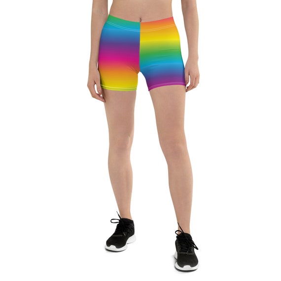 Rainbow Aura Shorts Multi-Colored