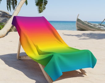 Technicolor Dream Beach Towel