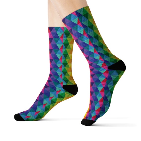 The Triangle Multicolored Socks