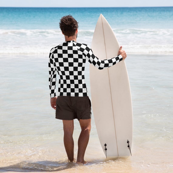 Checkered Men's Rash Guard