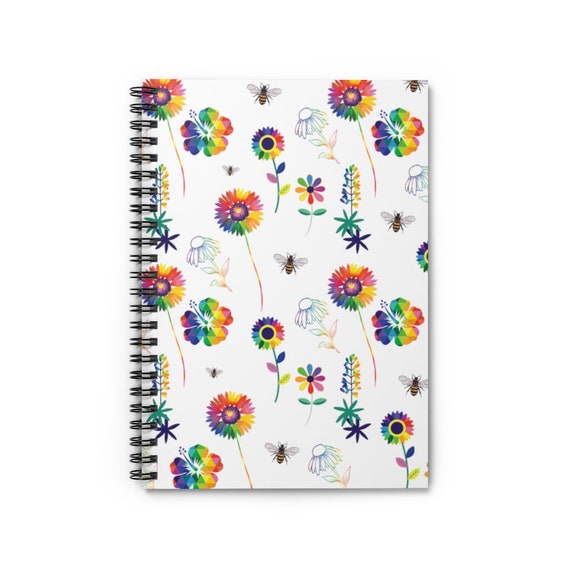 The Floral Collection: Spring Flowers Spiral Notebook - Ruled Line