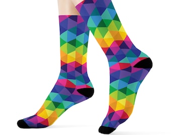 Colorful Crew Socks Rainbow Lovers Unite