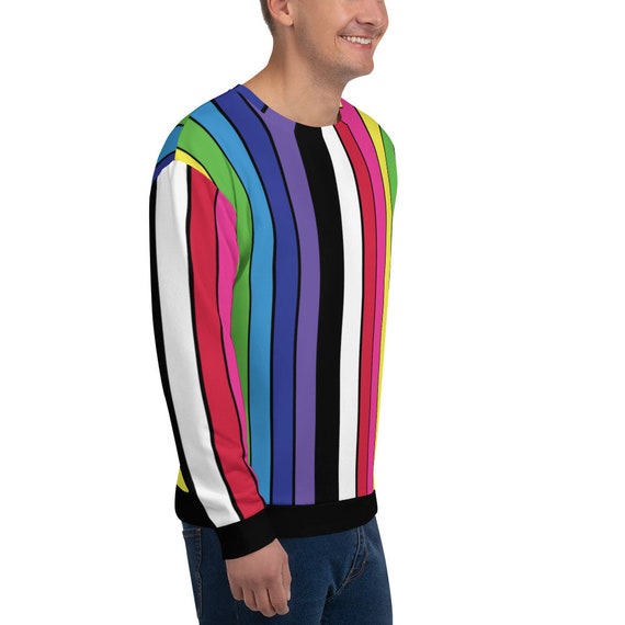 The Striped Unisex Sweatshirt - Longsleeve Shirt for Sweater Weather