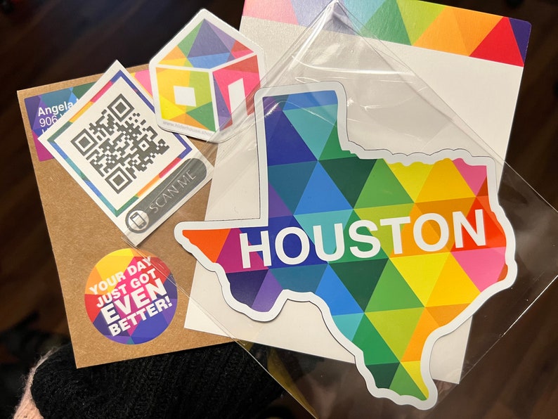 Houston Texas Car Magnet or Fridge Magnet Custom Houston Decal Texas State Magnet Houston Texas Born and Raised HTX/H Town Texas Gifts 5" x 4.93" inches