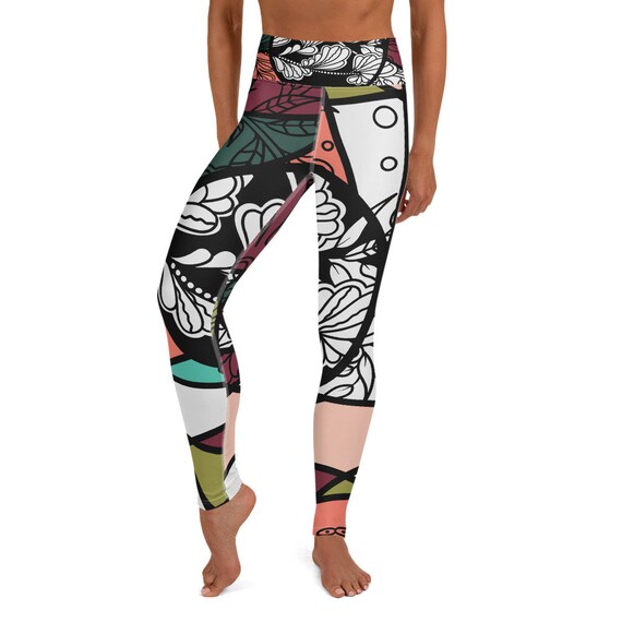Mosaic Yoga Leggings Design by BeachBum