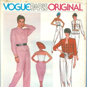 1970s Misses Separates Jacket, Skirt, Pants, Bustier by Designer Chloe ...