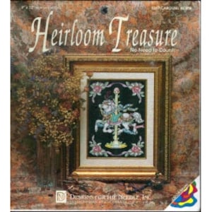 1992 Carousel Horse No Need to Count - Stamped Cross Stitch by  Lois Thompson 9&quot; x 12&quot; - Designs for the Needle Heirloom Treasure Kit 5247