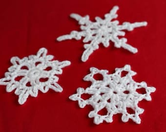 3 Crochet Snowflake Patterns