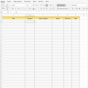 Professional and SIMPLE Task Management System | Workload & Deadline Tracking Spreadsheet