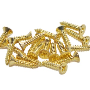 5# X 5/8&#39;&#39; Brass Flat Head Wood Screws (Pack of 100)