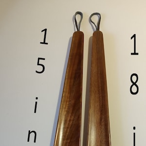 Walnut shoe horn Personalization Shoe Horn Custom