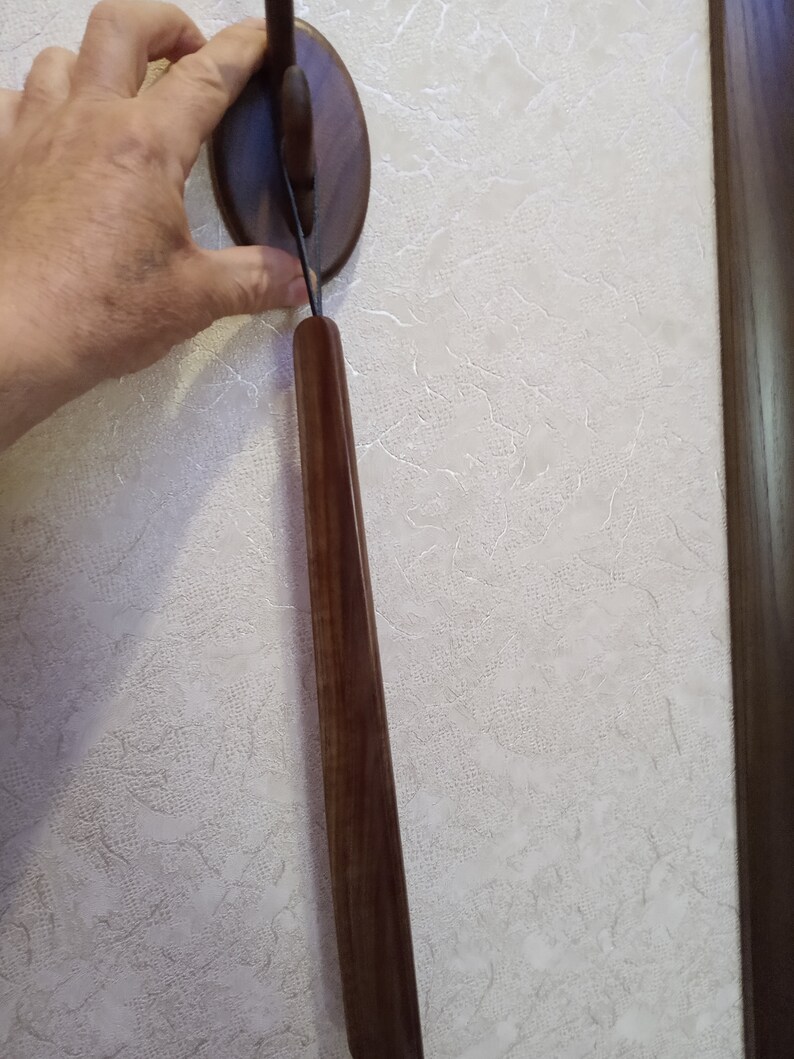 Walnut Shoe Horn Personalization Shoe Horn Custom Etsy