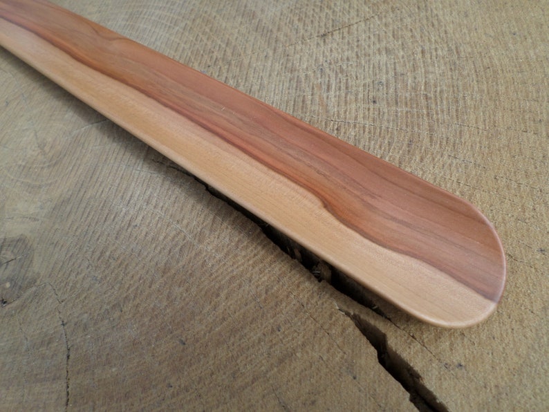 Wooden shoe horn Personalized shoe horn Shoe horn long