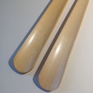 Chausse-pied en érable canadien. 12, 15, 18, 22, 30 pouces de long.
