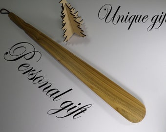 Shoe horn Wood shoe horn Shoe horn Small shoe horn Personalized shoe horn Fathers day gift Gift for men Boyfriend gift