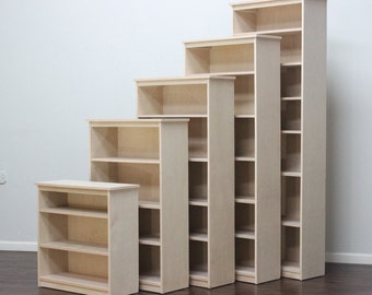 Unfinished sale furniture bookcase