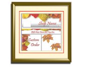 Shop Branding Set Autumn