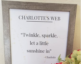 charlotte's web nursery decor