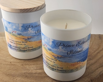 Anne of Green Gable Candle, Prince Edward Island Breeze scented candle and wax melts,  non toxic, coconut apricot wax, Ocean candle, Gifts