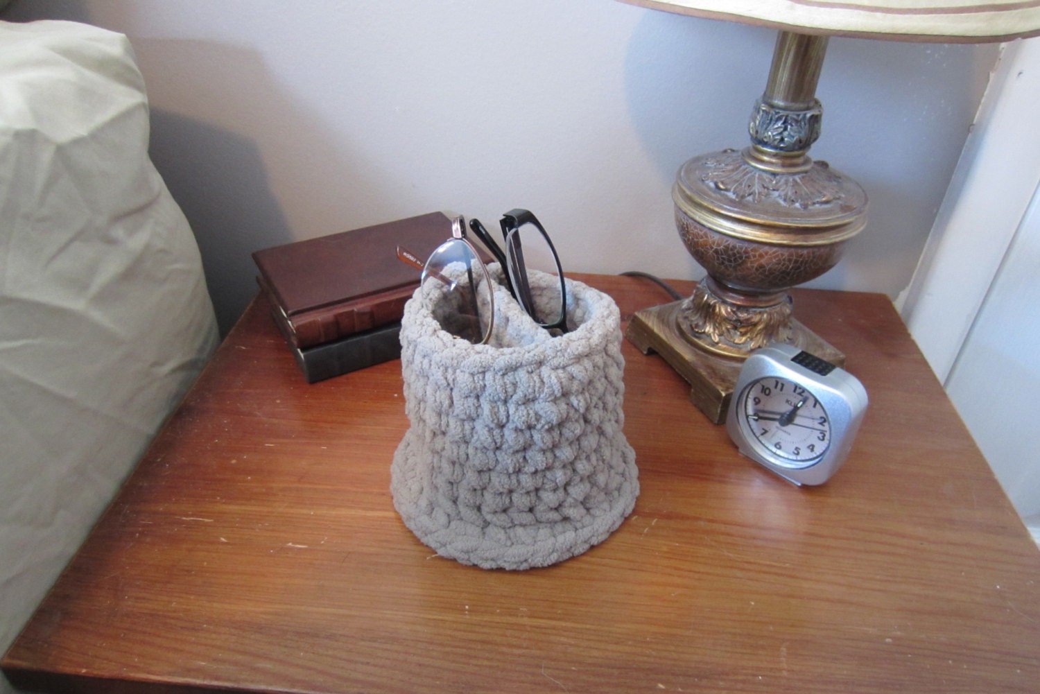 Upright Eye Glass Holder for Two Pairs, Divided Standing Glasses Case…