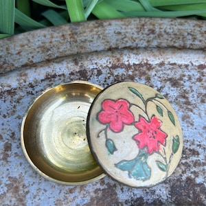 Vintage Brass Trinket Box