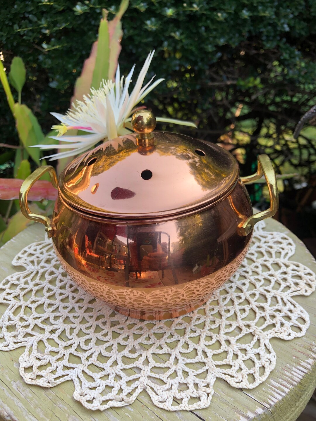 Vintage Copper Potpourri/incense Burner Etsy