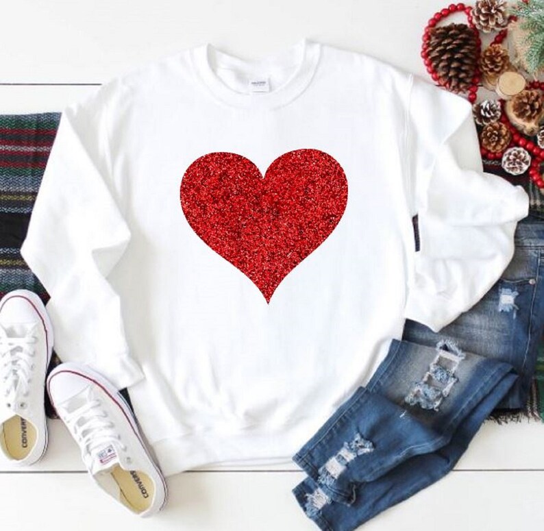 Sparkle Hearts Sweatshirt