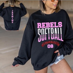 Outlaws Softball Shirt Custom Mascot Shirt Softball Sweatshirt Personalized Softball Shirt Custom School Shirt Softball Mom Game Day