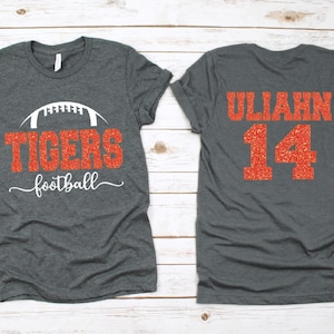 Customized Football Sweatshirt, Team Name Football Shirt, Custom Football Shirt, Game Day Shirt, Football Season Shirt, Football Mom Shirt