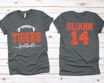 Customized Football Sweatshirt, Team Name Football Shirt, Custom Football Shirt, Game Day Shirt, Football Season Shirt, Football Mom Shirt